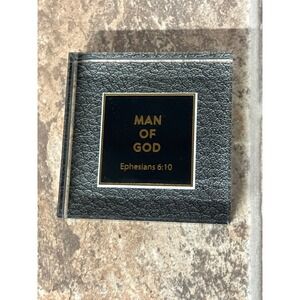 Heartfelt Man of God Ephesians 6 10 Crystal Keepsake Verse Block